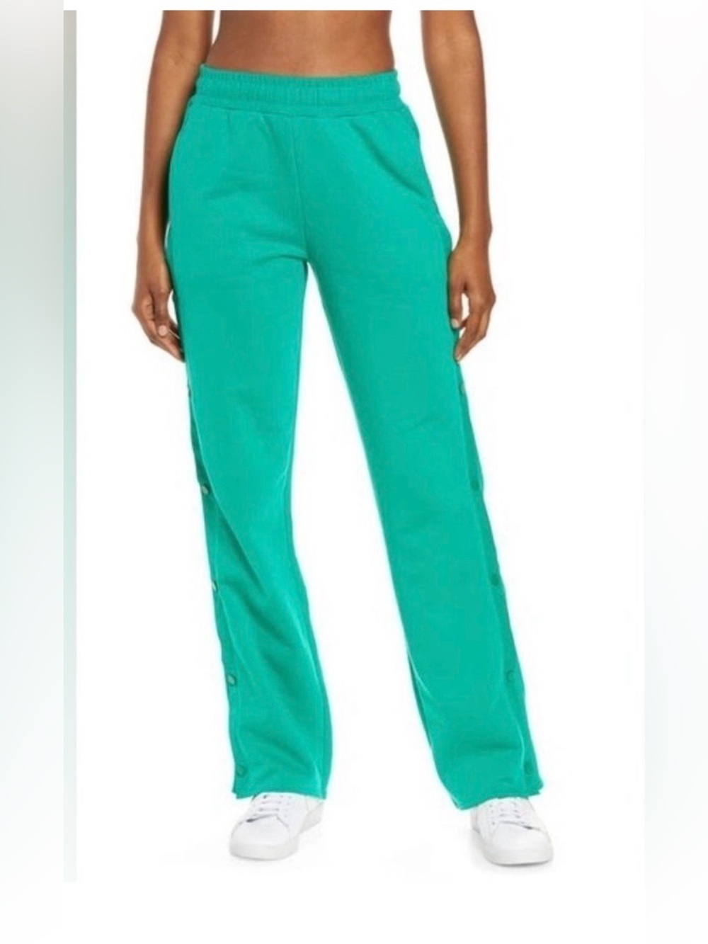 ALO Yoga Courtside Tearaway Snap Pant Green XS
